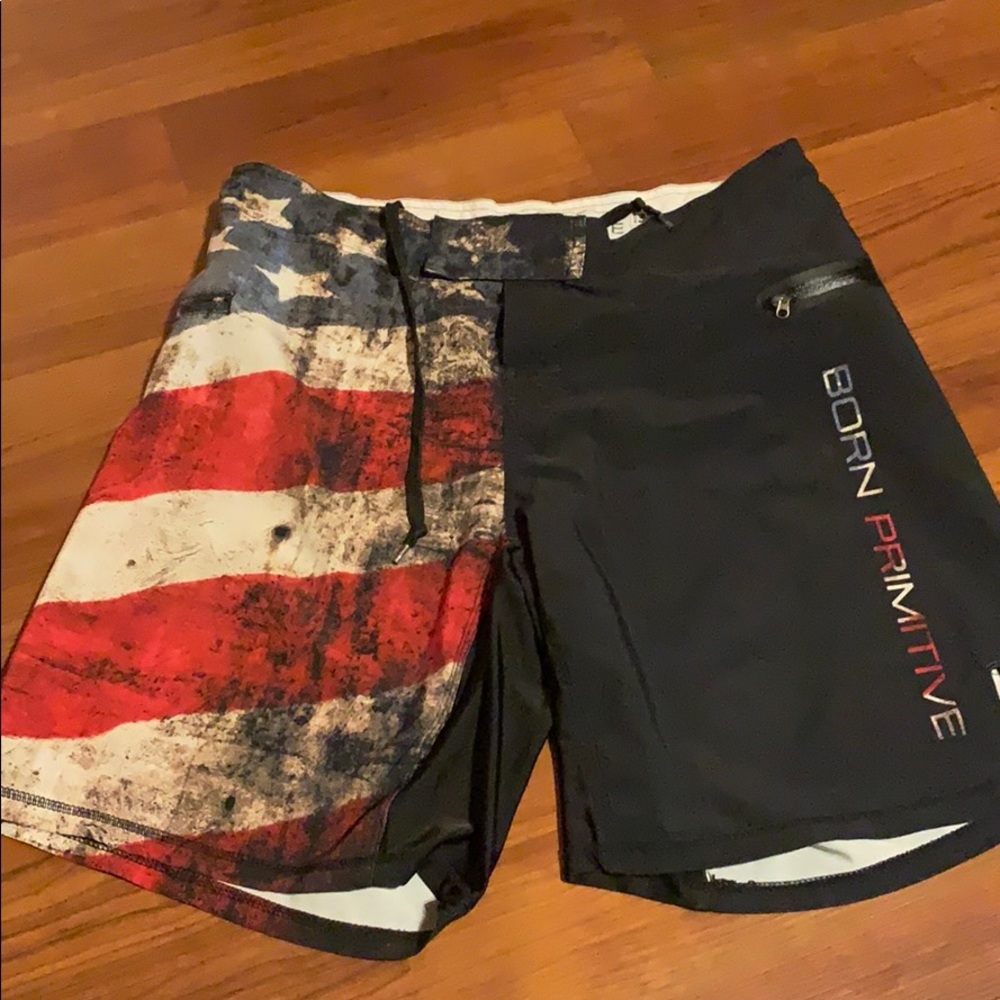 Patriotic Born Primitive Shorts